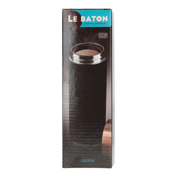 Asobu - Le Baton Czarny Miedziany - Butelka termiczna 500 ml - obrazek 4