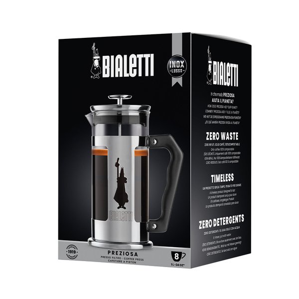 Bialetti French Press Preziosa / Omino 1000 ml - obrazek 7