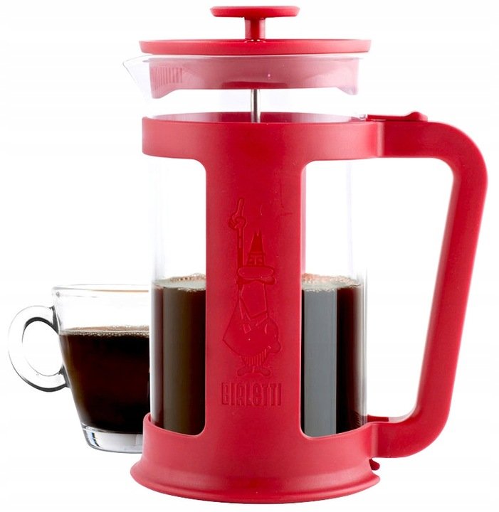 Bialetti French Press Smart 350ml Czerwony - obrazek 2