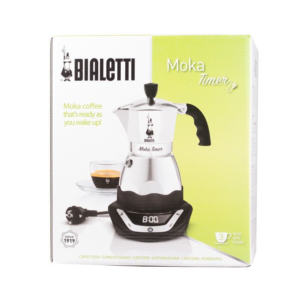 Kawiarka elektryczna Bialetti Moka Timer 3tz - obrazek 4