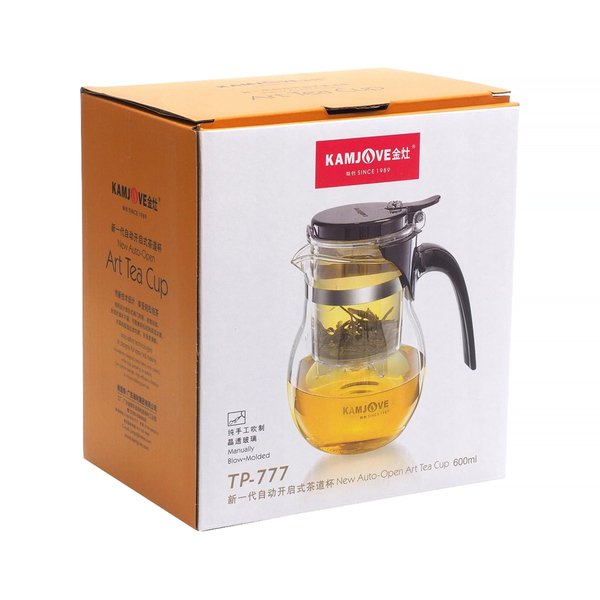 Kamjove - Zaparzacz do herbaty z sitkiem 600 ml - obrazek 2