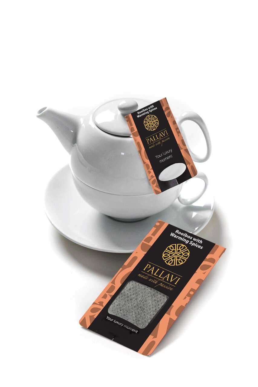 PALLAVI Rooibos Spice na dzbanek - herbata w podłużnych saszetkach - 25 torebek 4g