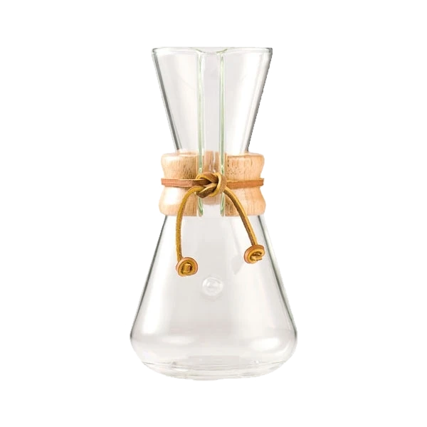 Klasyczny zaparzacz do kawy Chemex o pojemności 3 filiżanek, wykonany z eleganckiego szkła, z drewnianą obwódką i skórzanym paskiem. Idealny do parzenia kawy metodą przelewową, zapewniając subtelny, klarowny smak naparu. Select 68 more words to run Humanizer. Powiedziałeś(-aś):